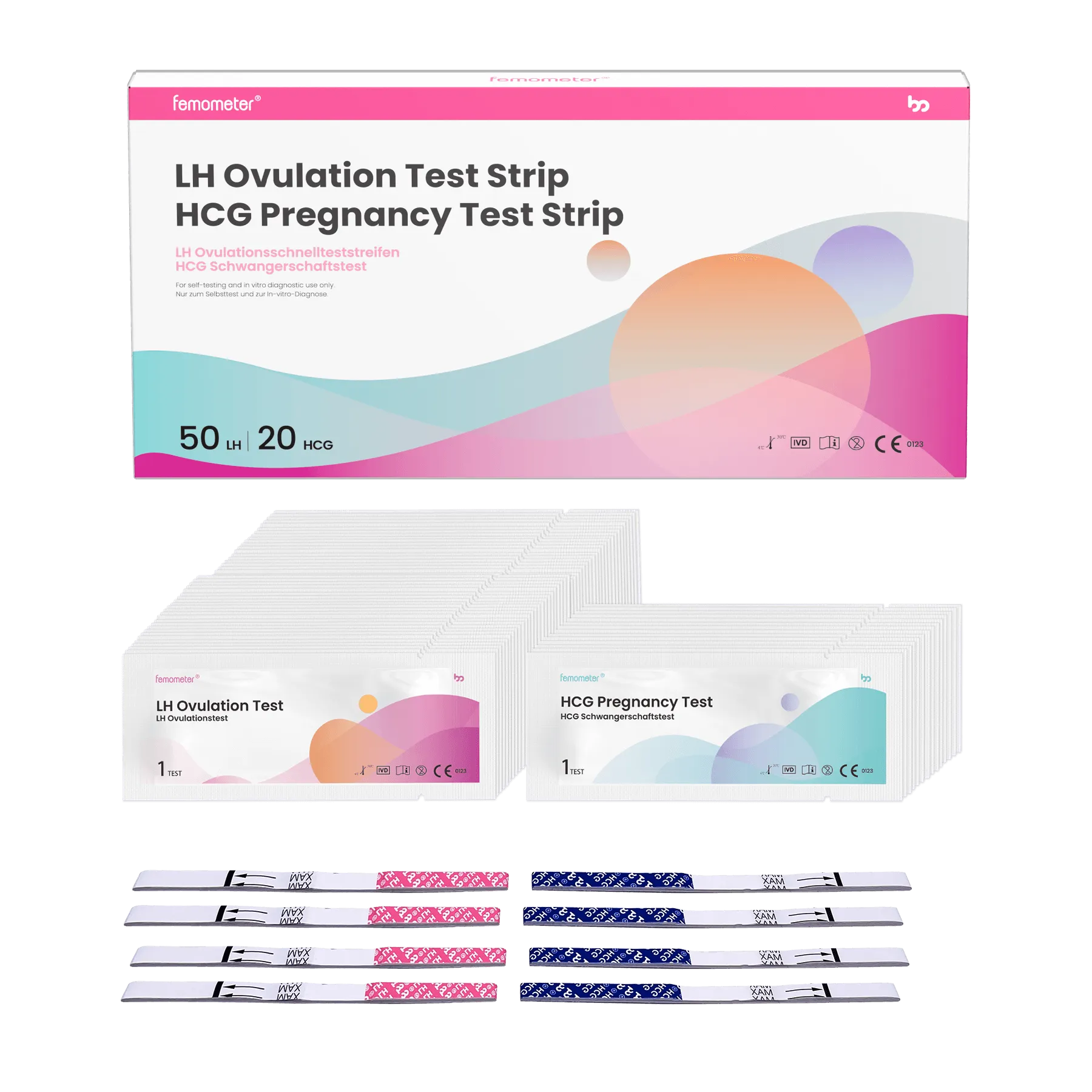  One Step Female Fertility Test Midstream, 2 Test Pack, Peri  Menopausal, Menopause Testing Kit, Home Urine FSH Test : Health & Household