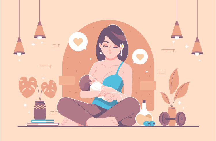breastfeeding while period list