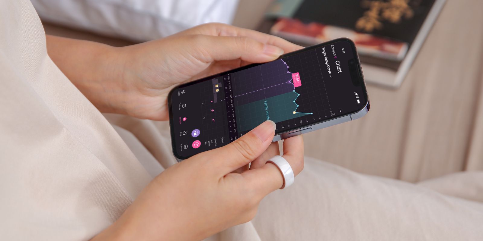 tracking ovulation on Femometer app